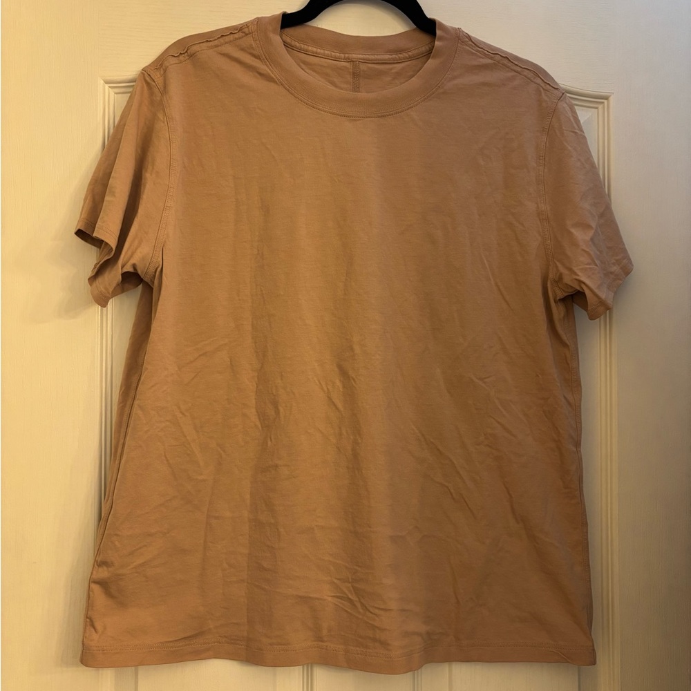 Lululemon Athletica Tan Short Sleeve Tee